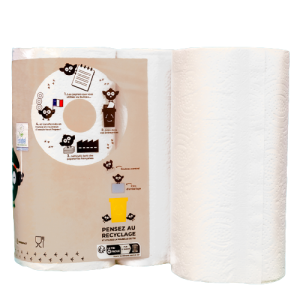 POPEE - Essuie-tout ultra-absorbant - Pack de 2 rouleaux - Filfa France