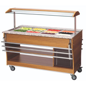 Chariot buffet froid - 4x1/1 GN