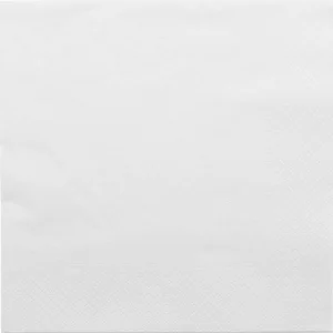 Serviette ouate 39x39 - Blanche