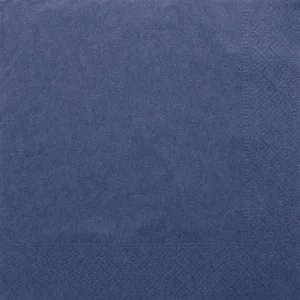 Serviette 39x39 - Ouate - Bleu marine