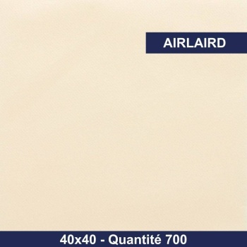 GDP - SERVIETTES 45 G/M2 40x40 CM BLANC AIRLAID - 0,7 MILL.