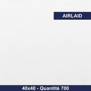 Serviette 40x40 - Airlaid - Blanche