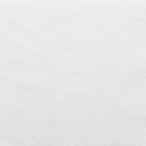 Serviette 20x20 - Ouate - 2 plis - Blanc