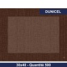 DUNI - Set de table 30x40 - Dunicel - Marron noisette - x500