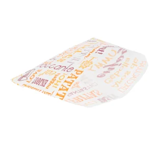 Sachet blanc pour frites