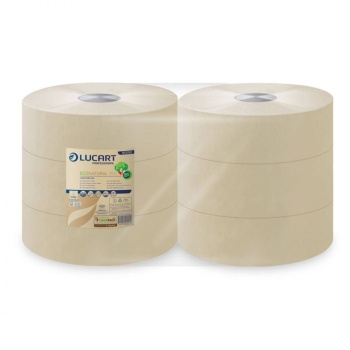 LUCART- Papier toilette 350 maxi jumbo EcoNatural - 6 rouleaux