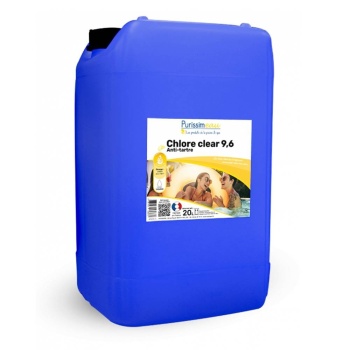 PURISSIM'EAU - 0527 - CHLORE CLEAR 9,6 - 23KG