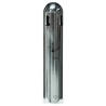 JVD - Cendrier tubulaire mural - 1.8L - Inox