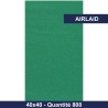 RO.IAL - Serviettes pliage 1/8 - Vert - Airlaid - 40x40 - x800