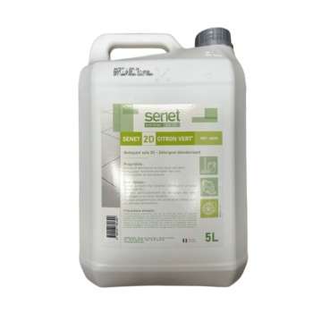 SENET - Détergent sols 2D Citron Vert Blanc - 5L