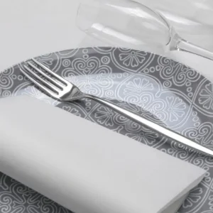 Serviette de table blanche